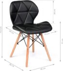 Set de Mesa Eames Redonda de Vidrio + 4 Sillas Alto Impacto – Diseño Moderno y Elegante