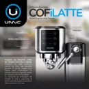 Cafetera Espresso 3 en 1 Unnic COF02 – 20 Bares, 1350W, Depósito de Leche y Vaporizador