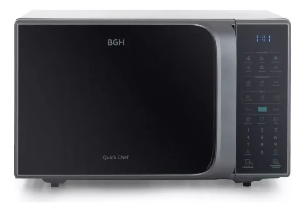 Microondas BGH Quick Chef 23L – Digital, Grill y Puerta Espejada - Image 2