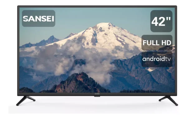 Smart TV Sansei 42" Full HD LED Android TV – Conectividad y Streaming en Alta Definición