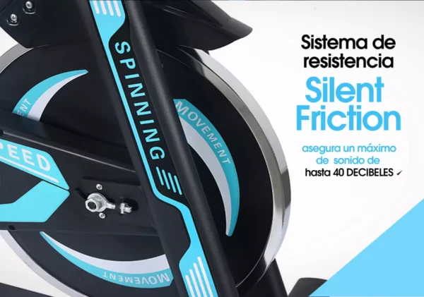 Bicicleta Fija Spinning Energy Fit Shock Rider - Resistencia y Alto Rendimiento en Casa - Image 4